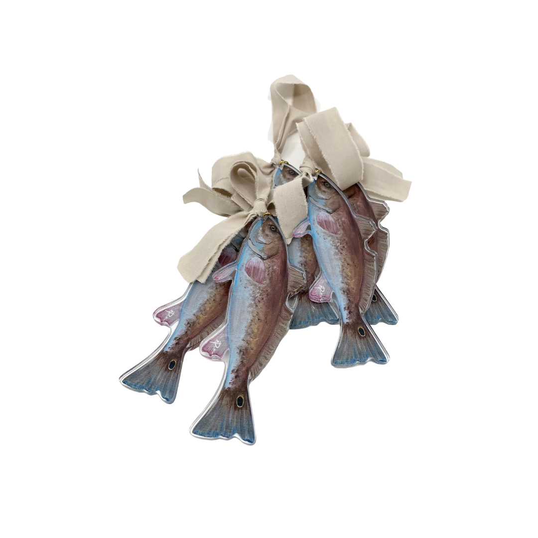 Blue Fish Ornament